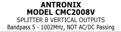 Title for Antroinx CMC 2008V Splitter