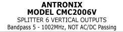 Title for Antronix Splitter CMC2006V